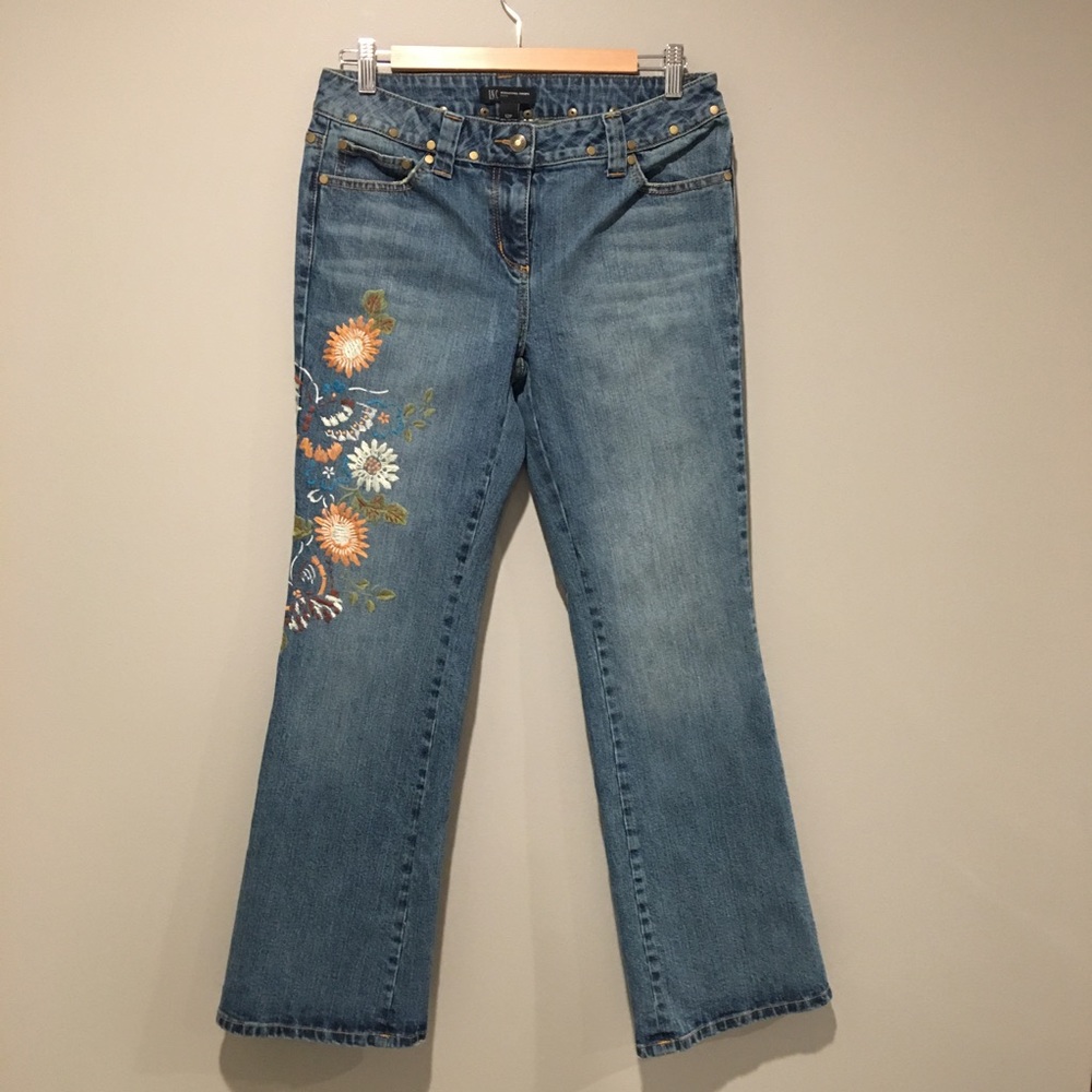 INC International Concepts Embroidered Jeans 12P